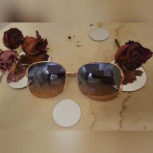 Jessica Simpson J5514 RGDND Butterfly Sunglasses Rose Gold Nude Gradient